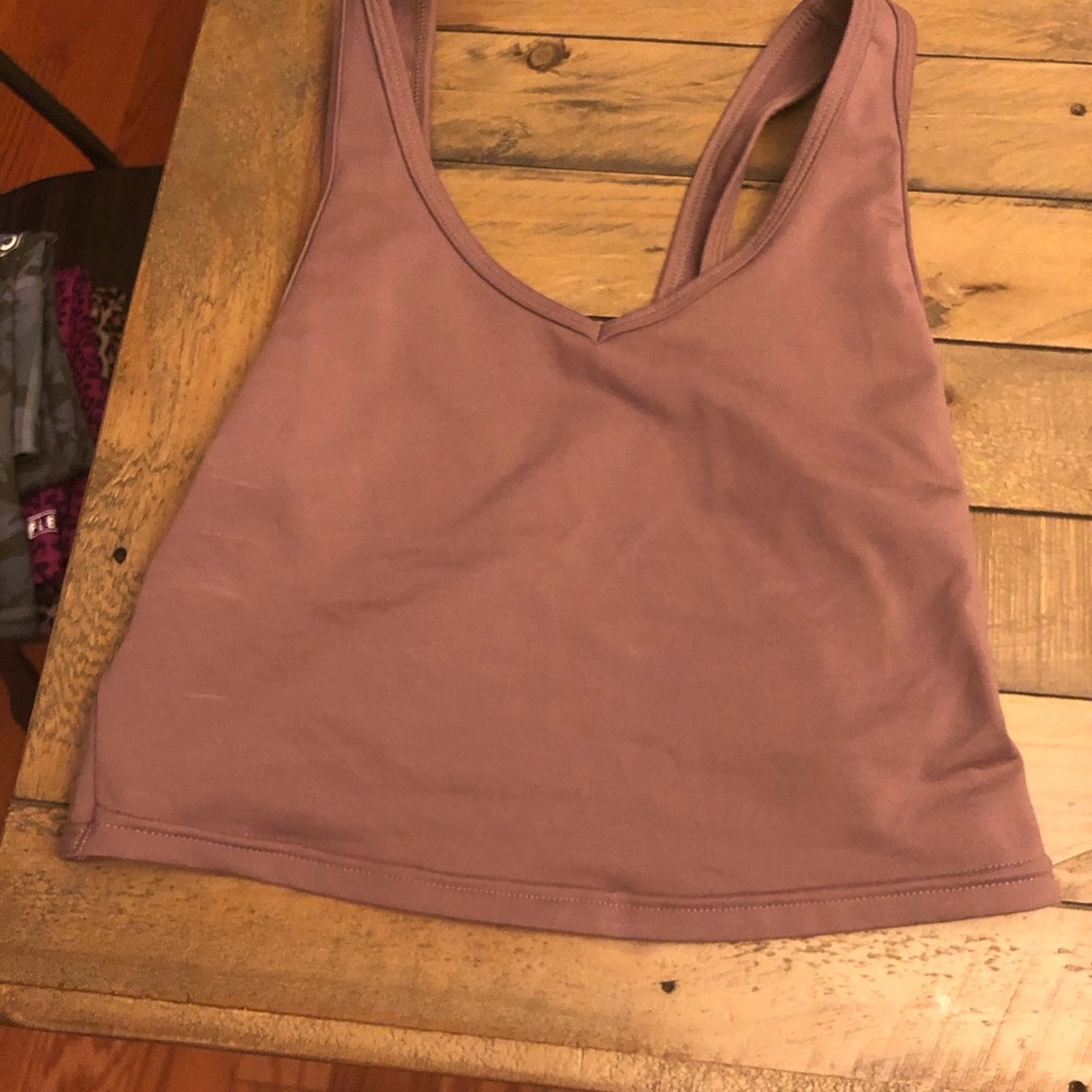 Fleo Wrap crop Deep Taupe